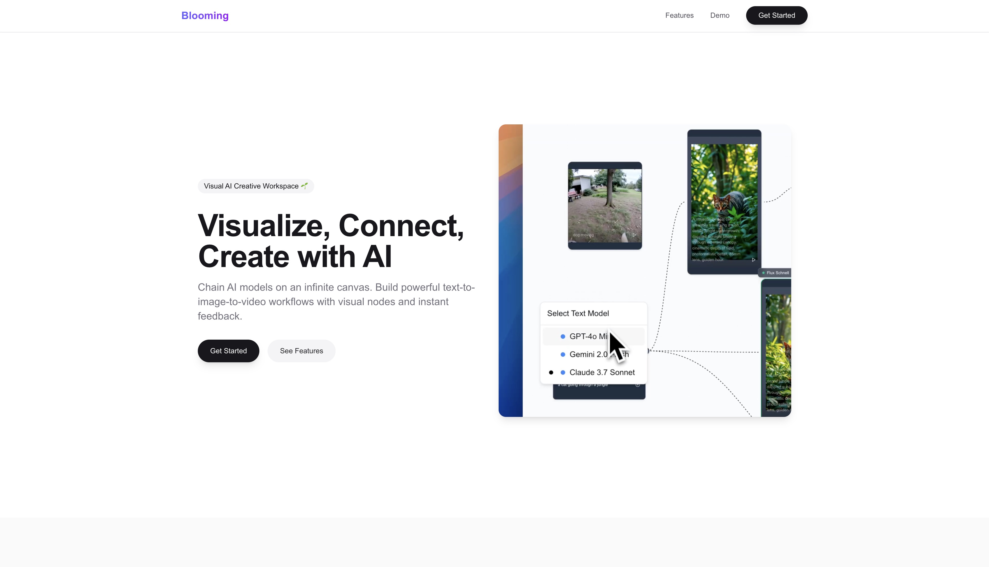 Blooming1000 AI canvas