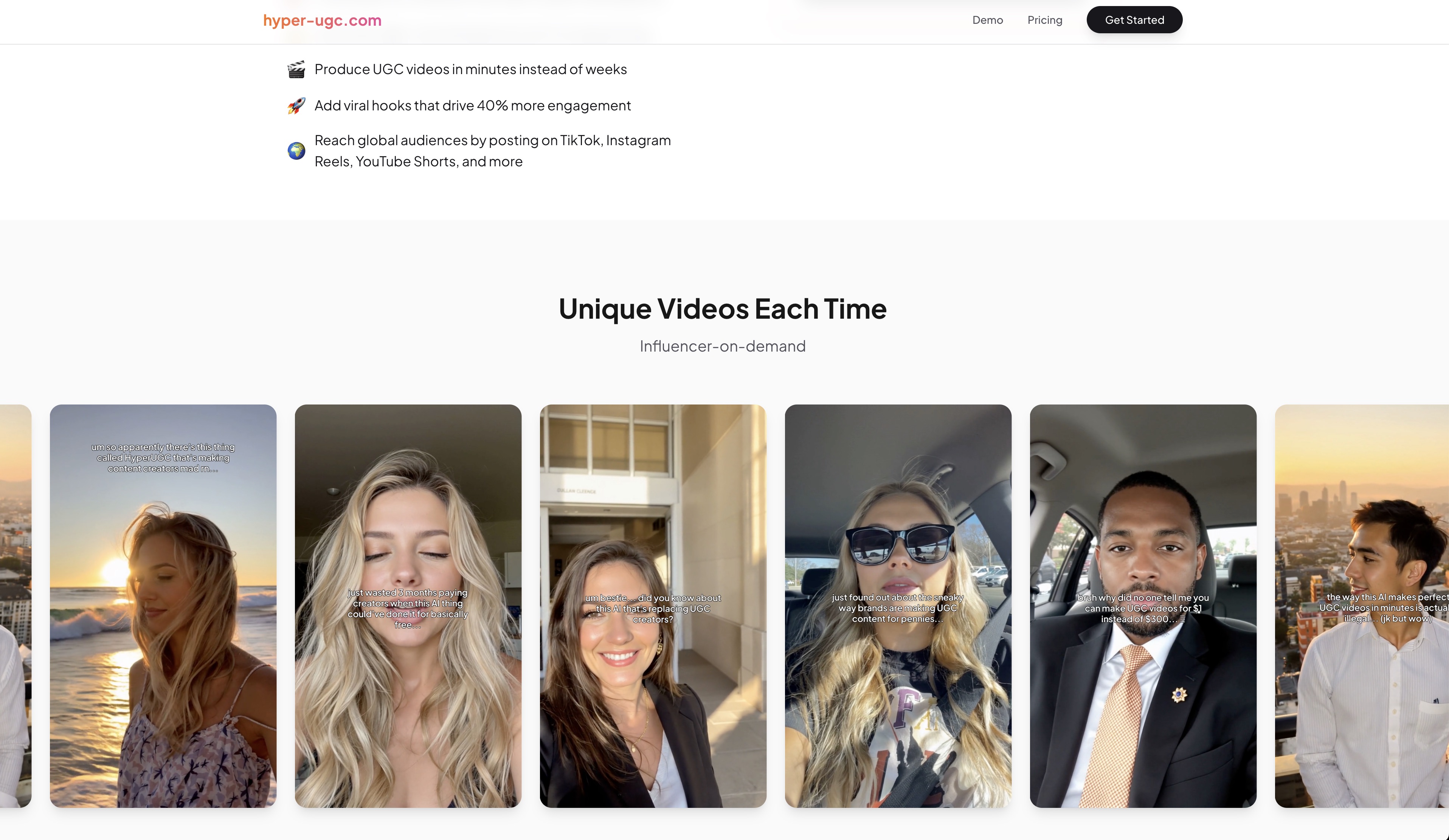 Hyper UGC platform